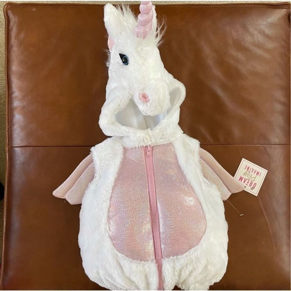 NWT Dream Play Imagine Flying Unicorn Costume Plush
